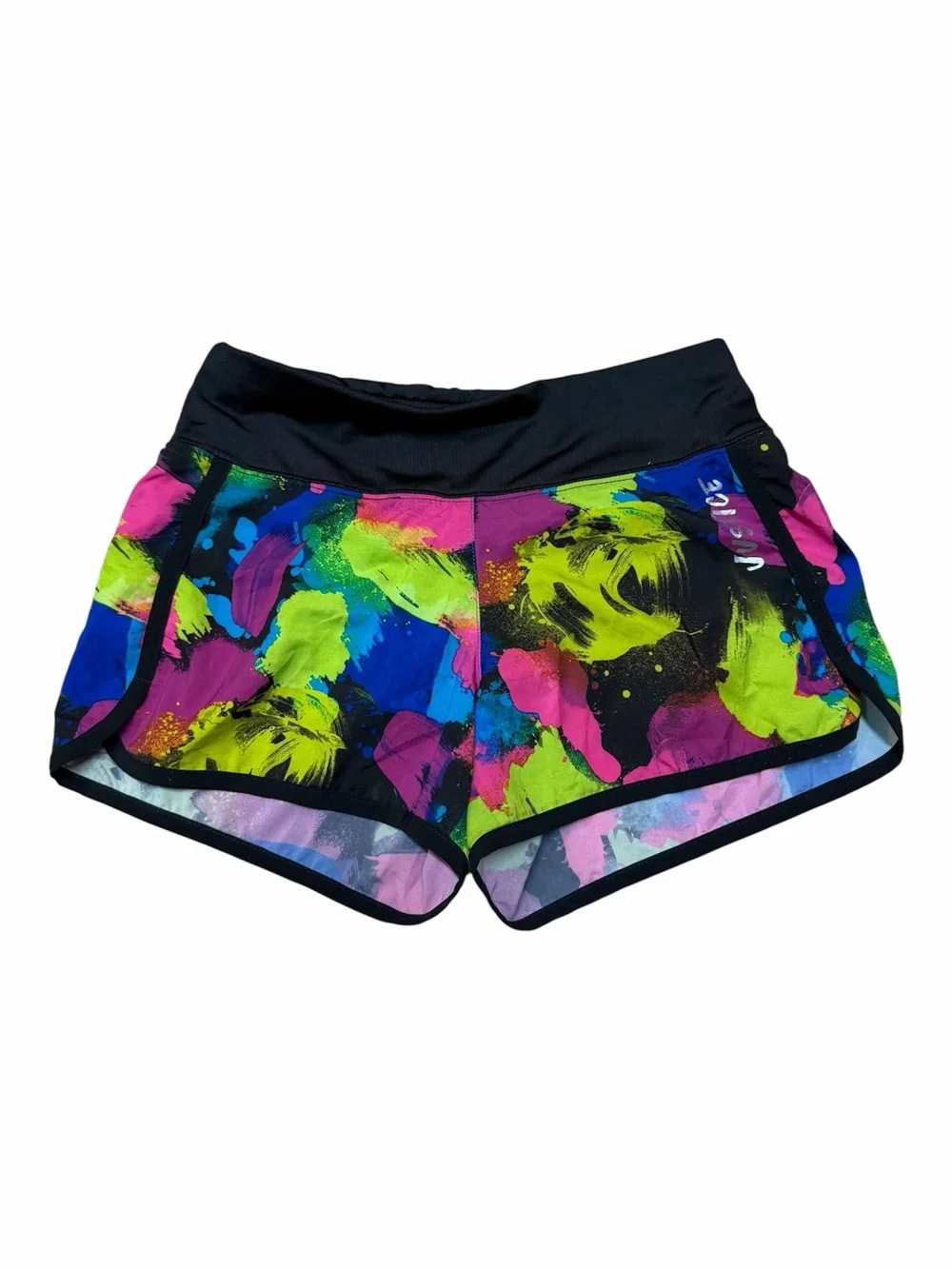 Justice Active Girls Size 10 Multicolor Athletic Running Shorts Lined